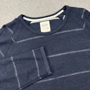 Billy Reid Navy Long Sleeve Tee